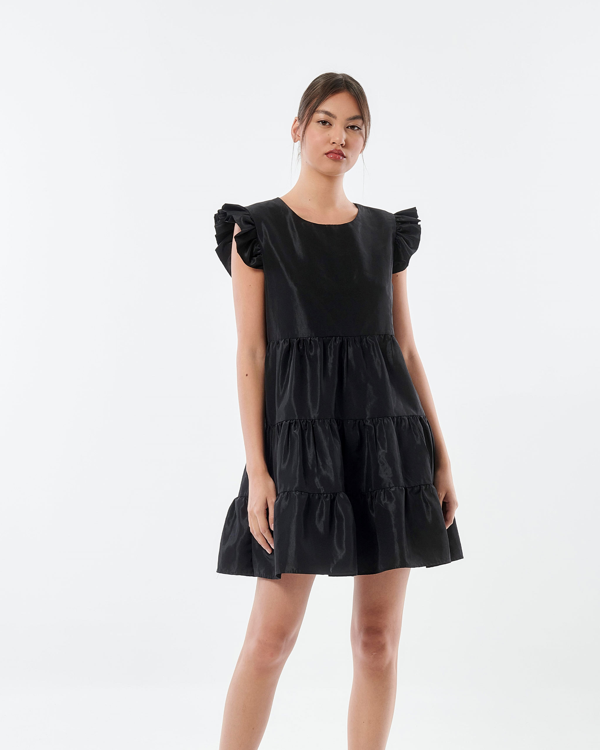 DRESS WITH RUFFLES